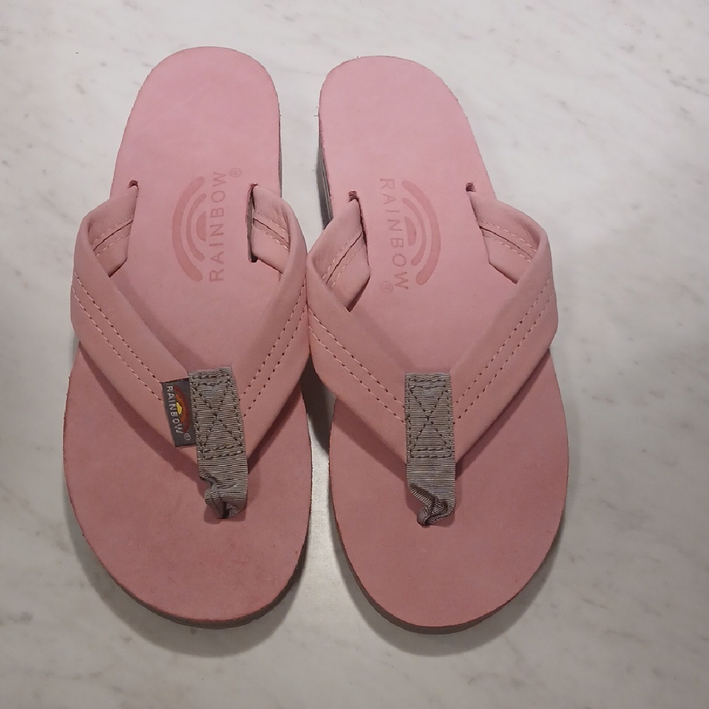 Rainbow Pink Sandals with Cushioned Sole